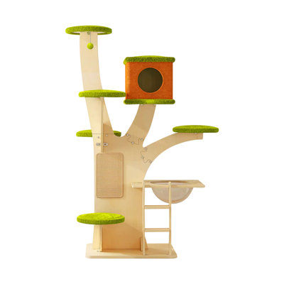 7 Tiers Cat Tree with Condons,Perch,Scratching Posts