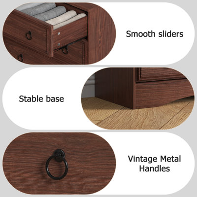 26.7 " W 6 - Drawer Dresser