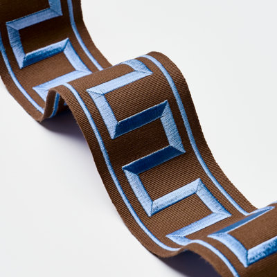 Greek Key Embroidered Tape
