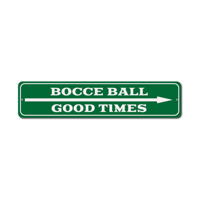 Enseigne de boule de pétanque