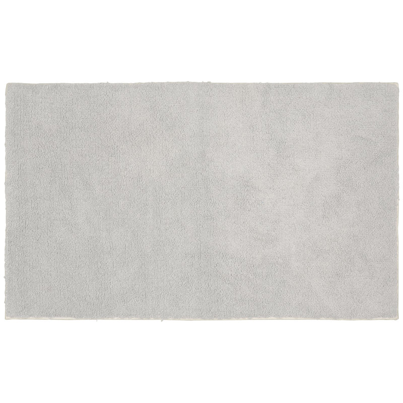 Tapis pour salle de bain Roanoke, Gris platine, L 30 po x L 50 po