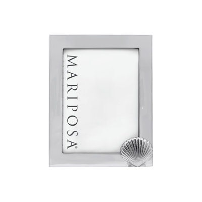 Seaside Silver Metal Picture Frame