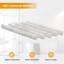 Doublure de crayon en marbre blanc Adolif Carrara, bord de tuile bullnose adoucie 3/8 po x 12 po, 10 pièces-133658604