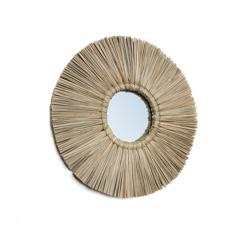 Alang Shell Flat Mirror, Natural