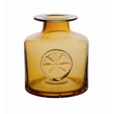 Flower Bottle Dartington Crystal Flower Bottle Amber Table Vase