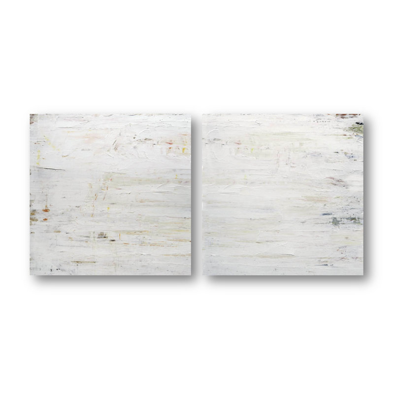 Whipped Cream Set by John Beard - Artist Enhanced Canvas Print, 20" H x 40" W x 1.5" D, Unframed