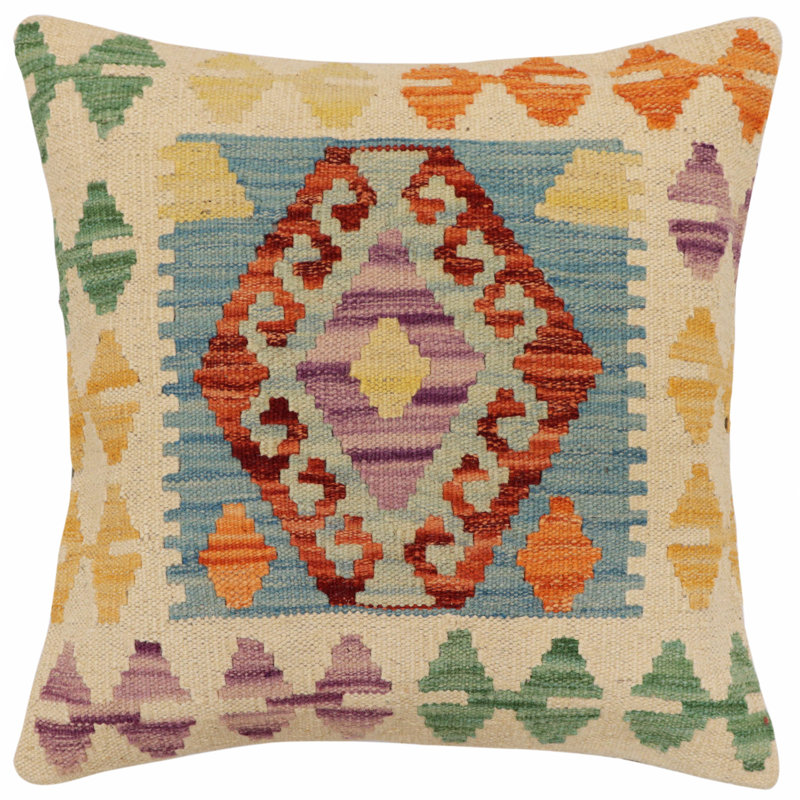 Housse et insert de coussin carré 100% laine 