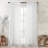 Cotton Linen Blended Light Filtering Curtain,Back Tab Hooks  Drapes (Set of 2,With Hooks)-49156120-49156132