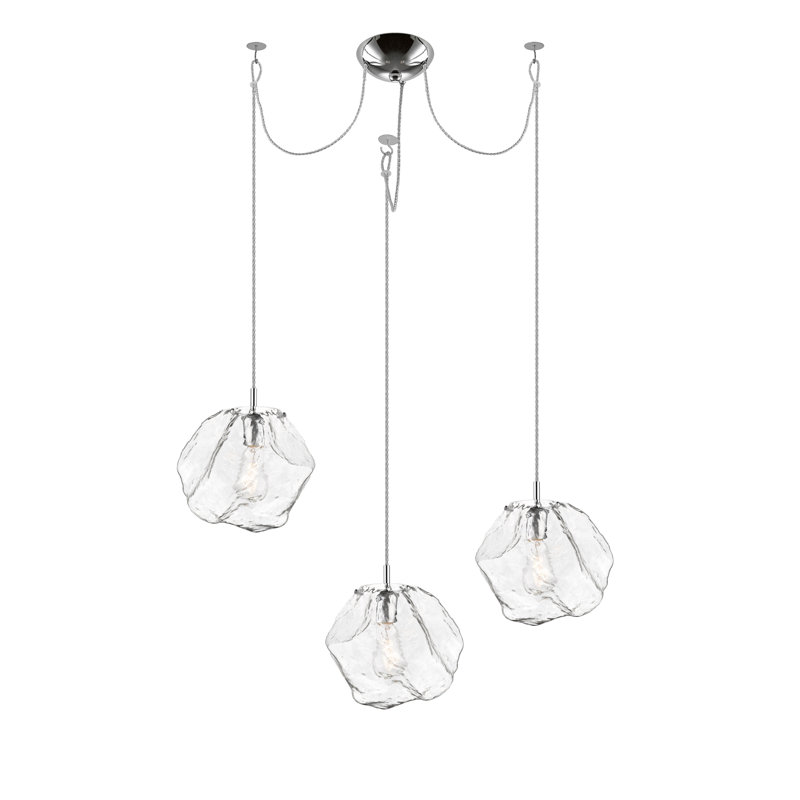 Richwood 3 - Light Chrome Cluster Pendant