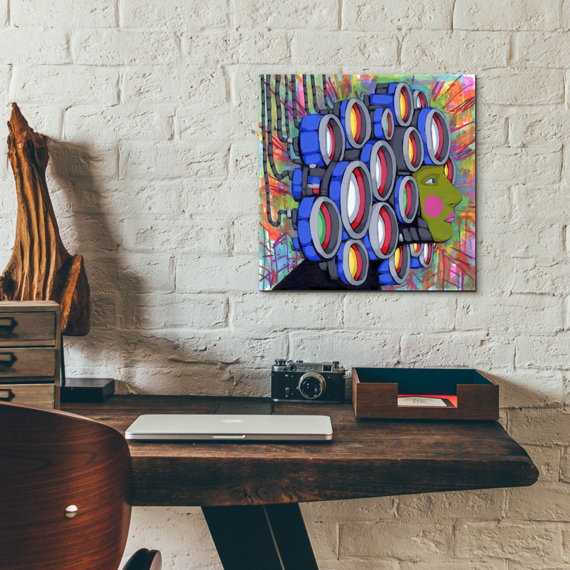 «Center Of Attention» par Ric Stultz, H 12 po x l 12 po x P 0,13 po