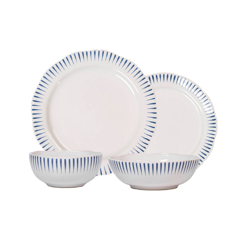 Sitio Stripe 4 - Piece Place Setting