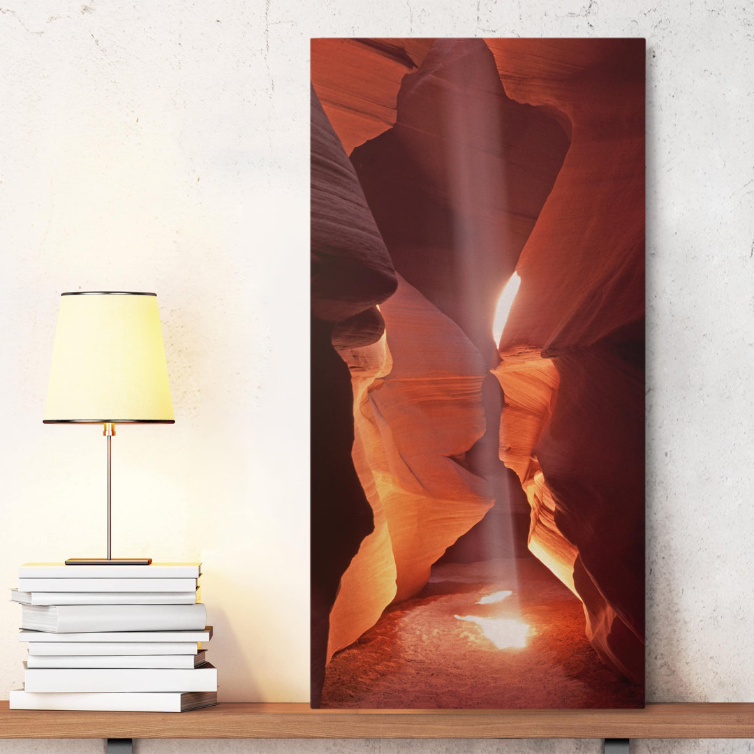 Leinwandbild Lichtschacht im Antelope Canyon