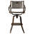 Almira Metal Outdoor 29.5'' Bar Stool with Cushion