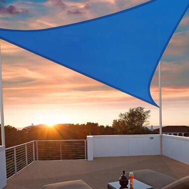 diig Patio Sun Shade Sail Canopy, 10' x 10' Square Shade Cloth UV Block  Sunshade Sail - Outdoor Cover Awning Shelter for Pergola Backyard Garden