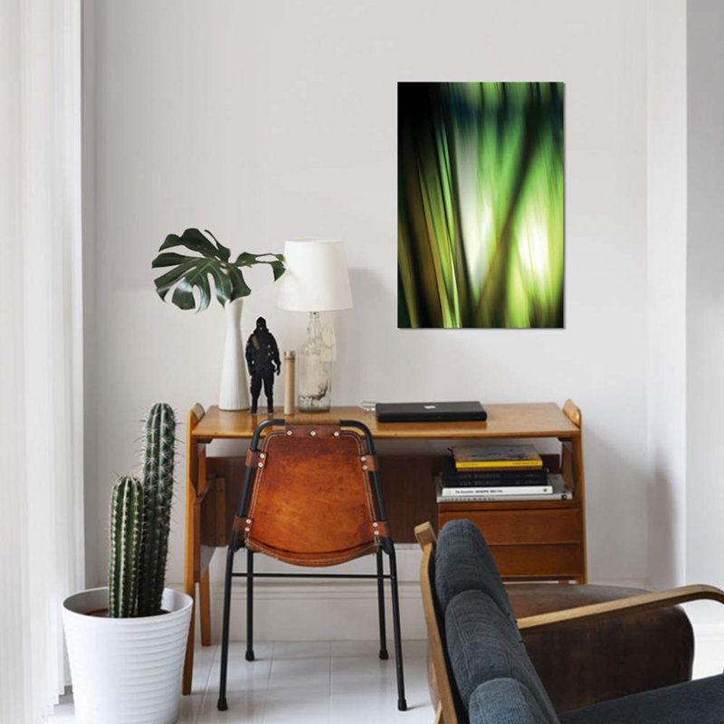 « organic i », impression sur toile, H 12 po x l 8 po x P 0,75 po, Pas de tapis, Toile tendue