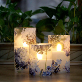 Homemory Flameless Votive Candles with Timer, 2 x 2 Real Wax