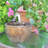 Indoor Ceramic / Porcelain Birdbath Fountain