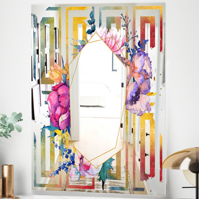 Miroir d'appoint Mid-Century Elementary Botanicals