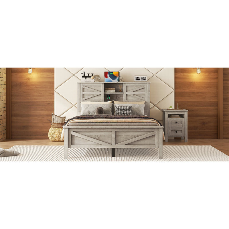 Lit plateforme Rustic