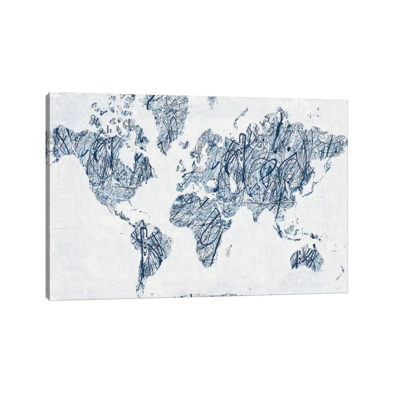 World On A String by Piper Rhue - Wrapped Canvas Painting, 20.32cm H x 30.48cm W x 1.905cm D
