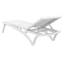 Chaise longue inclinable simple de 76 po de longueur Estas-25754412