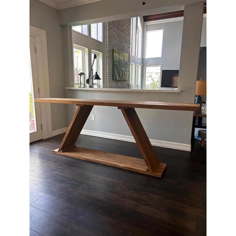 Reclaimed Teak Console Table, 36" H x 59" W x 16" D