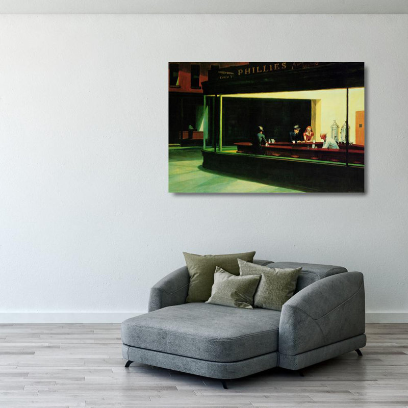 Nighthawks, 27" H x 40" W