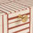 Jona Orange & White Striped Resin Storage Box-1593990766