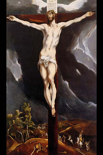 « christs on the cross » par el greco, reproduction d’art