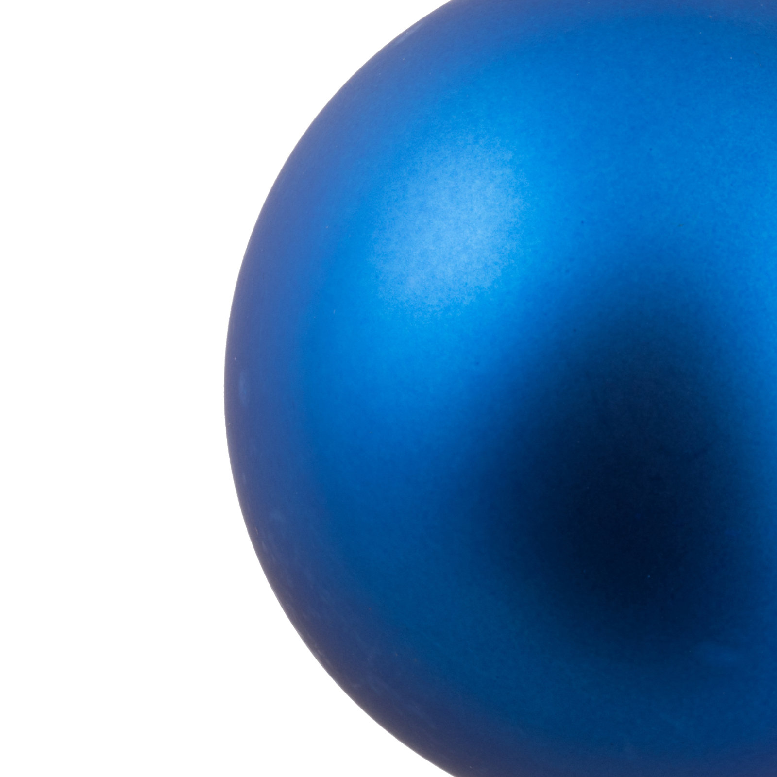 Holiday Décor Ball Ornament, 3" H x 3" W x 3" D, Blue