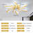 Abson 30.71" 7 - Blade Reversible LED Dimmable Ceiling Fan With Light And Remote-2110995947