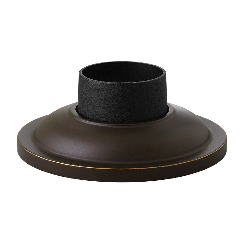 Support pour pilier d'extérieur, Bronze vieilli