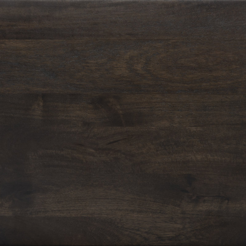 Kelby Solid Wood Coffee Table, Dark Brown