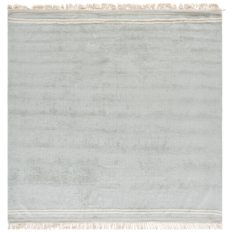 Jennaleigh Hand Woven Cotton Machine Washable Rug, Square 8'