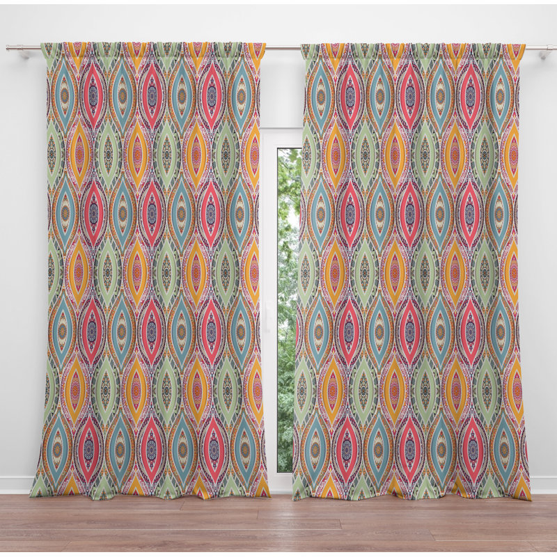 Room Darkening Curtain Pair, 20" W x 82" L
