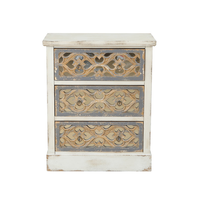 Commode décorative 3 tiroirs Weiland