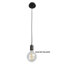 Nuccio 1 - Light Black Bulb Pendant
