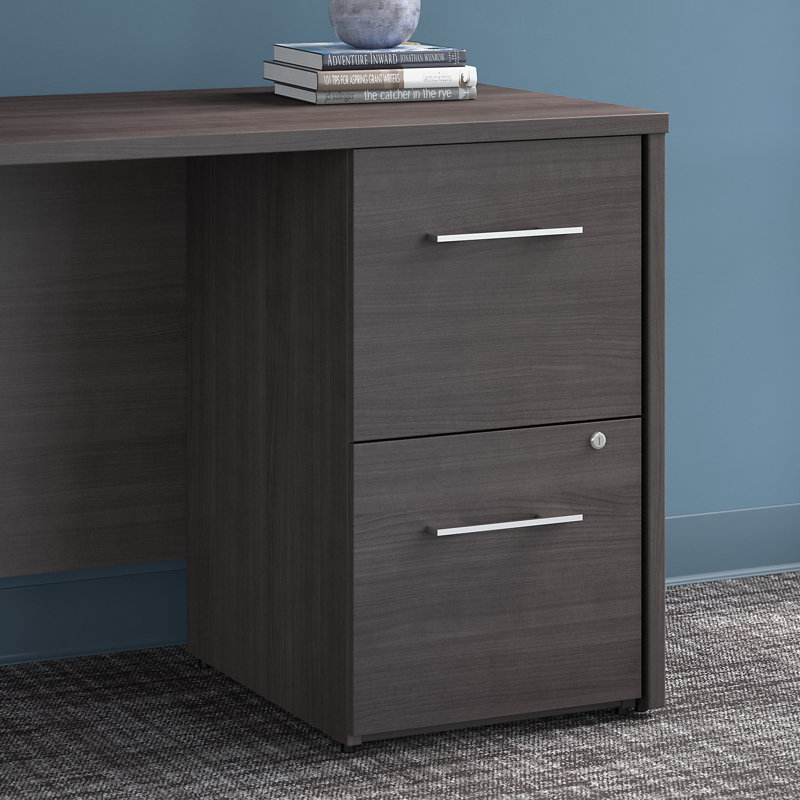 Ensemble de bureau configurable Office 500, Gris tempête, H 29,84 po x l 59,44 po x P 23,34 po