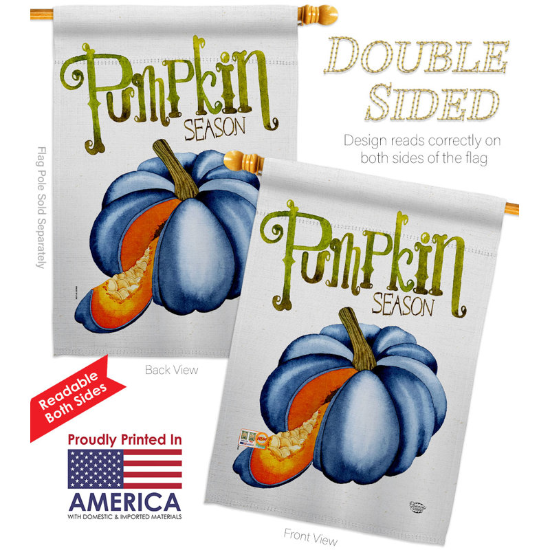 Double Sided 40'' H x 28'' W Polyester House Flag
