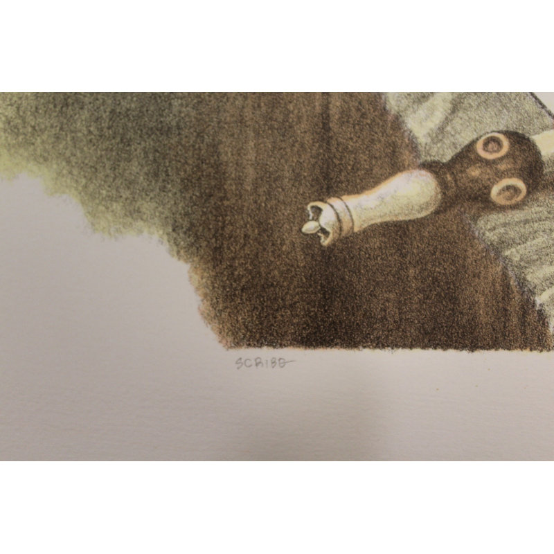 Nifao Emanuel Schary «Scribe», impression de Judaica, reproduction d'art de la Torah, teintes subtiles et détails respectueux, décoration murale 15 x 10