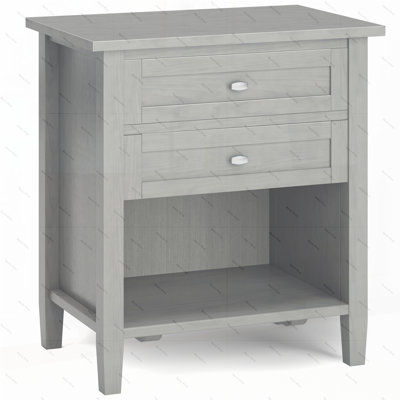 Warm Shaker - Table de chevet - Gris brouillard