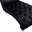 Chaise longue rembourrée en velours sans accoudoirs avec coussin lombaire et garniture cloutée de 29 po Danuta-1783718847