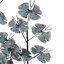 Getuta Teal Metal Sculpture
