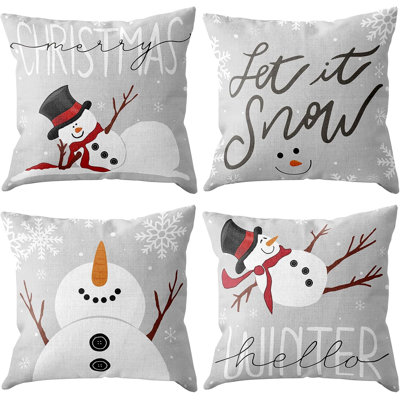 Grey Square Throw Cushion