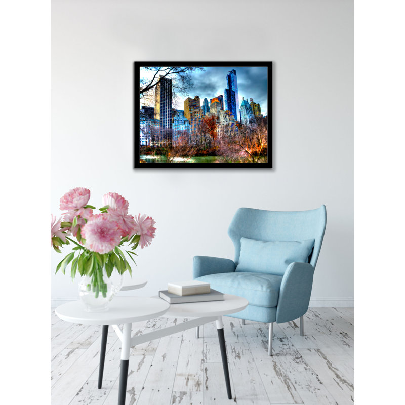 New York City NYC Central Park par Wayne Collamore - photographie de cadre, H 26 po x l 38 po x P 1,25 po