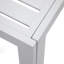 Ensemble de 2 chaises longues d'extérieur blanches Leisuremod Chelsea avec table d'appoint et coussins-70786227