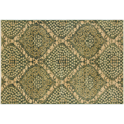 Romona One-of-a-Kind 6' X 9' Wool Area Rug in Green