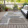 Machine Washable Indoor/Outdoor Xhevrie Taupe Rug