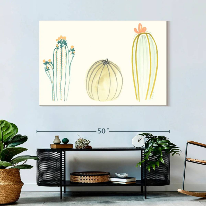 Harnek Funky Succulents IV, H 32 po x l 48 po