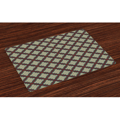 Asenath Quatrefoil Tile Placemat